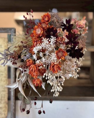 アーティフィシャルフラワーを使ったフラワーアレンジメント教室